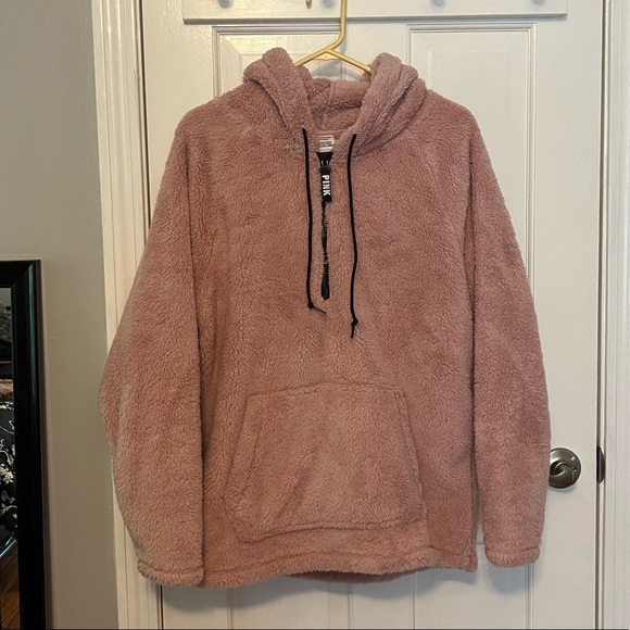 Victoria’s Secret PINK Teddy Half Zip Pullover - Picture 5 of 11